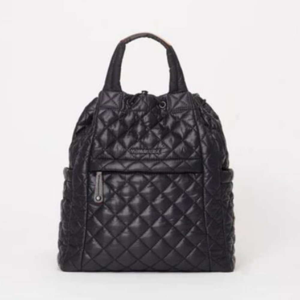 MZ Wallace Black Small Metro Convertible Backpack - EUC